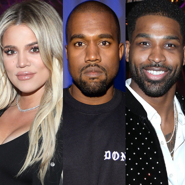 Khloe Kardashian, Kanye West, Tristan Thompson Khloe Kardashian, Kanye West, Tristan Thompson